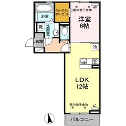 益生駅 徒歩14分 2階の物件間取画像